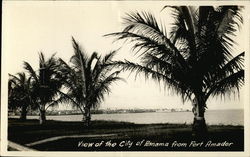 View of the City of Panama from Fort Amador Postcard
