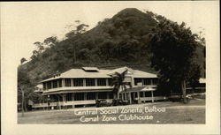 Central School Zoneita, Balboa, Canal Zone Clubhouse Postcard