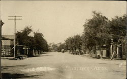Street Through Town Postcard