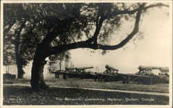 The Ramparts Overlooking Harbour Postcard