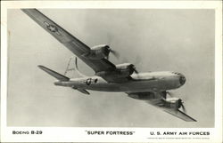 Boeing B-29, Super Fortress, U.S. Army Air Forces Postcard