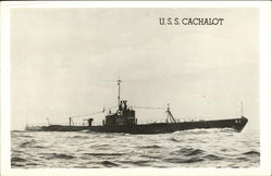 USS Cachalot Postcard