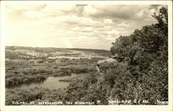 Wyalusing State Park, Signal Point Overlooking The Wisconsin River Postcard