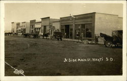 North Side, Main Street Hayti, SD Postcard Postcard