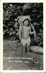 "Little Chief Chippewa" Postcard