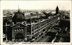 Flinders Street Station and the Yarra Postcard
