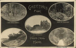 Greetings from Prout's Neck Prouts Neck, ME Postcard Postcard