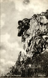 Old Man of the Mountains, White Mts Postcard