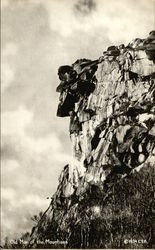 Old Man of the Mountains, White Mts Franconia Notch, NH Postcard Postcard