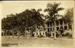 Concrete "Four-Family" Quarters Canal Zone, Panama Postcard Postcard