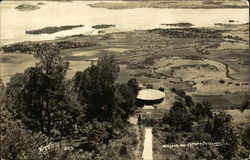 View From Mountain Postcard