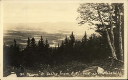 Valley from Auto Road up Mt. Mansfield Stowe, VT Postcard Postcard