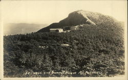 Nose and Summit House, Mt. Mansfield Vermont Postcard Postcard