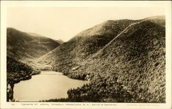 Cannon Mt. Aerial Tramway, Artist's Drawing Franconia, NH Postcard Postcard