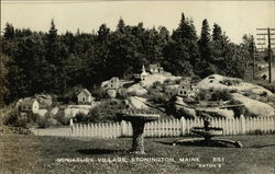 Miniature Village Postcard