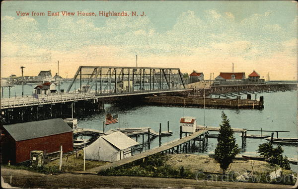 View from East View House Highlands New Jersey