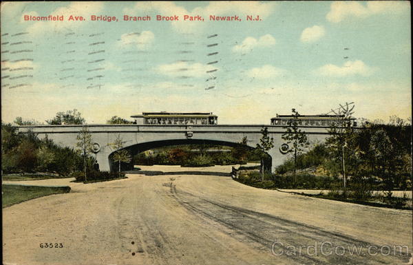 Bloomfield Avenue Bridge, Branch Brook Park Newark New Jersey