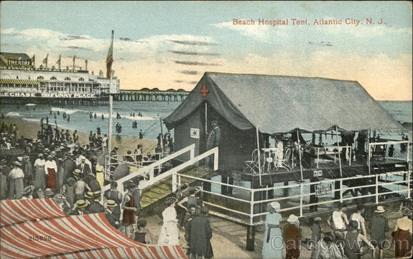 Beach Hospital Tent Atlantic City New Jersey