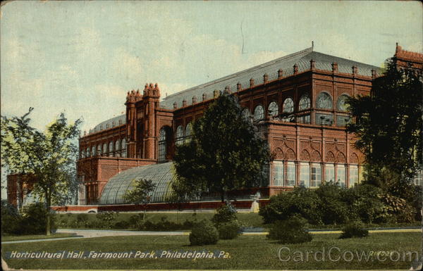 Horticultural Hall, Fairmount Park Philadelphia Pennsylvania