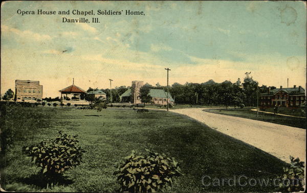 Opera House and Chapel at Soldiers' Home Danville Illinois