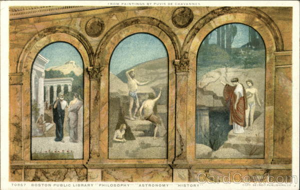 Boston Public Library Philosophy Astronomy History Massachusetts
