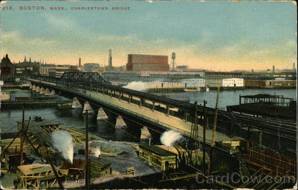 Charlestown Bridge Boston Massachusetts
