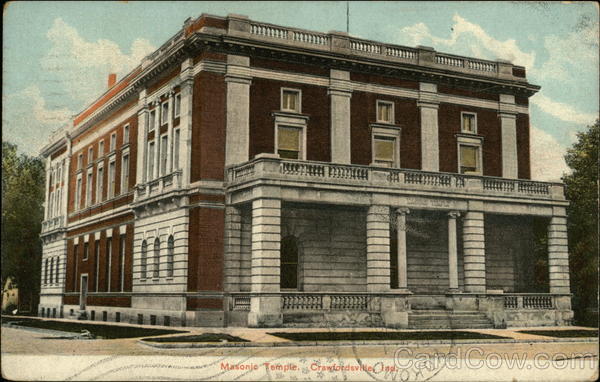 Masonic Temple Crawfordsville Indiana