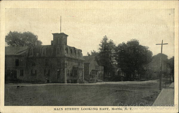 Main Street, Looking East Morris New York