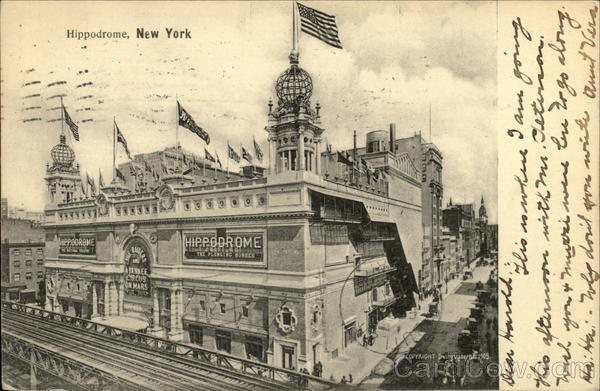 Bird's Eye View of the Hippodrome New York