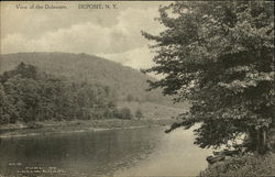 View of the Delaware Postcard