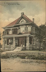 A Residence Monett, MO Postcard Postcard