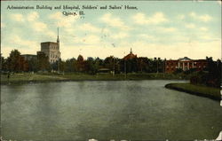 Administration Building and Hospital, Soldiers' and Sailors' Home Postcard