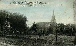 Catholic Church & Recotry Postcard