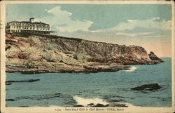 Bald Head Cliff and Cliff House York, ME Postcard Postcard