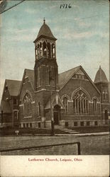 Lutheran Church Leipsic, OH Postcard Postcard