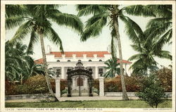 "Whitehall" Palm Beach, FL Postcard Postcard