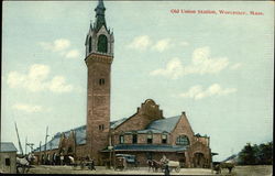 Old Union Station Worcester, MA Postcard Postcard