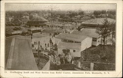 Overlooking South and West Section from Roller Coaster, Amusement Park Overlooking South and West Section from Roller Coaster, Amusement Park