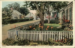 Sconset Door Yards Postcard