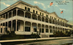 The Sanford House Florida Postcard Postcard