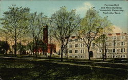 Furman Hall and Main Building at Vanderbilt University Postcard