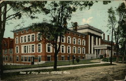 House of Mercy Hospital Pittsfield, MA Postcard Postcard