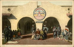 Indian and Mexican Building Postcard