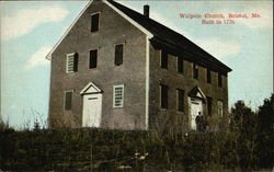 Walpole Church, Built in 1776 Postcard