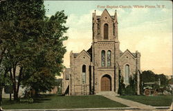 First Baptist Church White Plains, NY Postcard Postcard