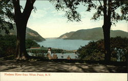 Scenic Hudson River View West Point, NY Postcard Postcard