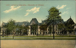 University of Chicago - School of Education Illinois Postcard Postcard