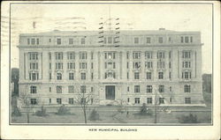 New Municipal Building Postcard