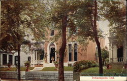 James Whitcomb Riley's Residence Postcard