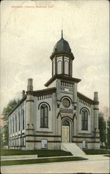 Christian Church Wabash, IN Postcard Postcard